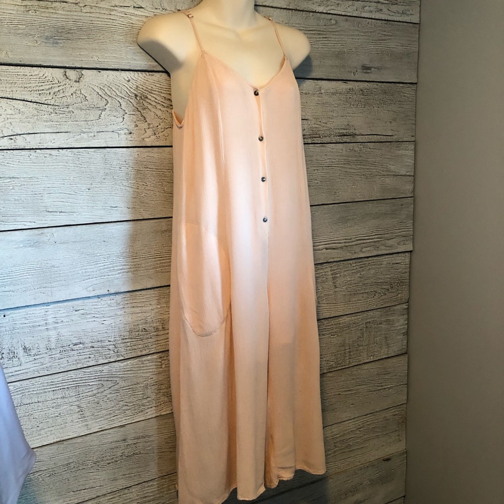 Somedays Lovin Spell Cast Culotte Jumpsuit Light Blush Pink Size Small - Picture 6 of 9